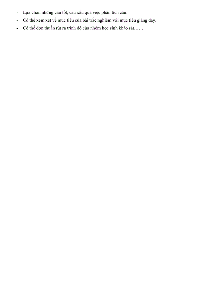 image for page Xây dựng hệ thống câu hỏi trắc nghiệm khách quan giúp học sinh tự kiểm tra đánh giá kết quả học tập trên máy tính chương III và IV Vật Lý 10 CB