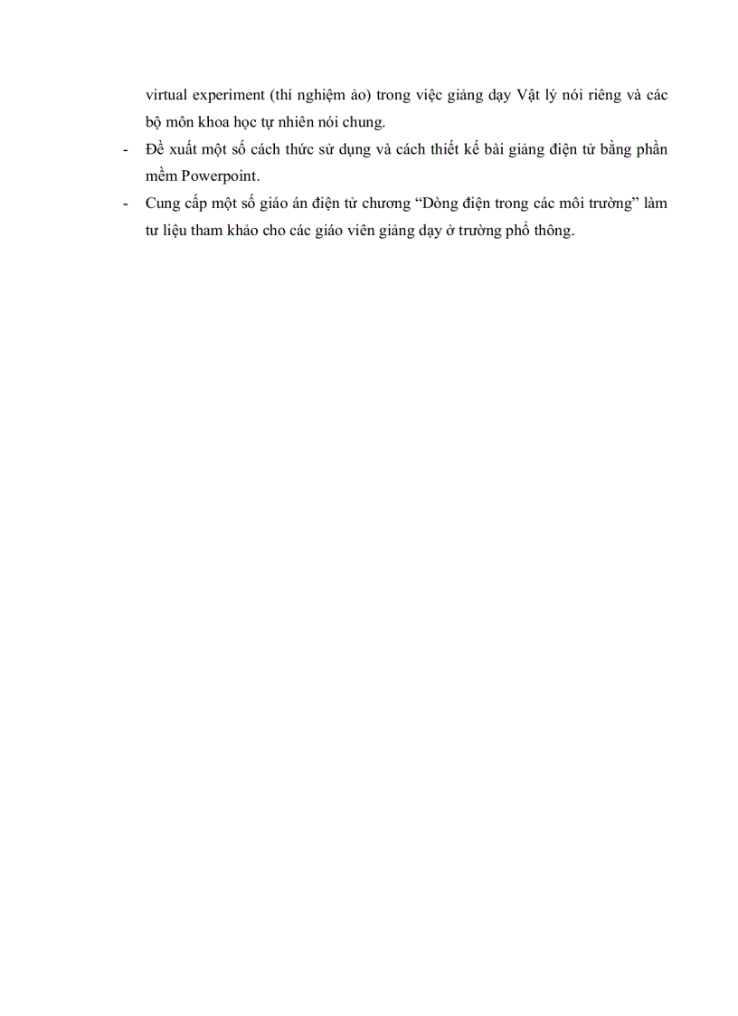 image for page Thiết kế giáo án chương dòng điện trong các môi trường vật lý 11 THPT ban cơ bản nhằm tích cực hóa hoạt động nhận thức của học sinh