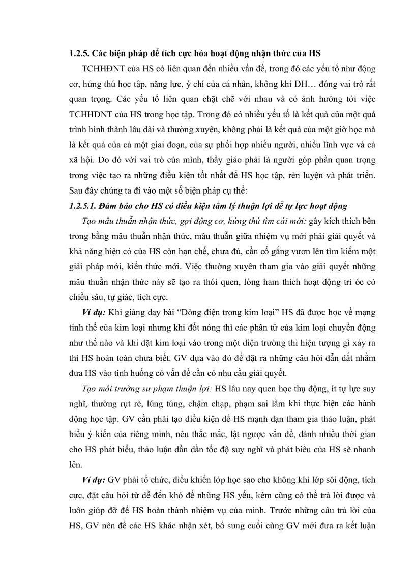 image for page Thiết kế giáo án chương dòng điện trong các môi trường vật lý 11 THPT ban cơ bản nhằm tích cực hóa hoạt động nhận thức của học sinh