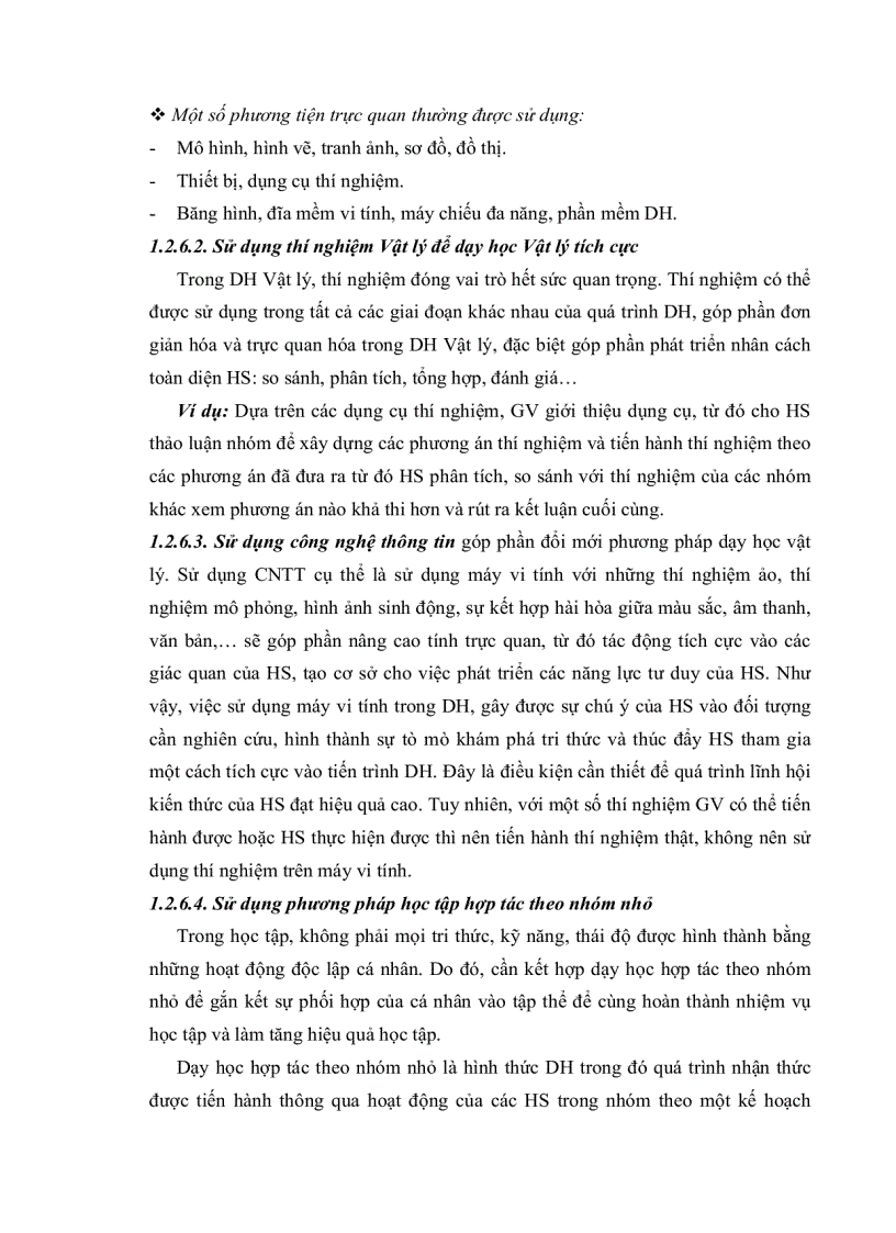 image for page Thiết kế giáo án chương dòng điện trong các môi trường vật lý 11 THPT ban cơ bản nhằm tích cực hóa hoạt động nhận thức của học sinh