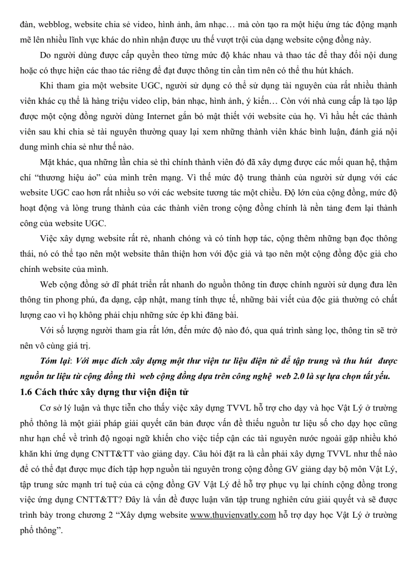 image for page Xây dựng website www thuvienvatly com hỗ trợ dạy và học vật lý ở trường Trung Học Phổ Thông