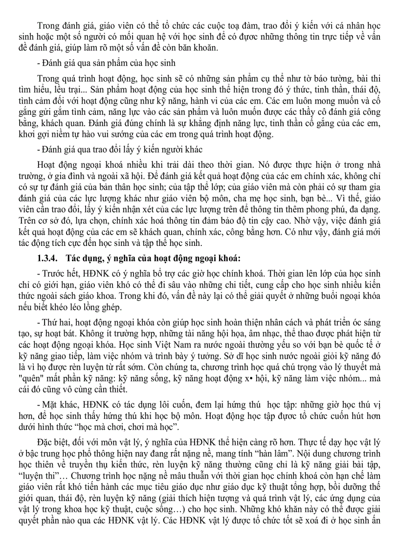 image for page Vận dụng dạy học dự án vào tổ chức hoạt động ngoại khóa kiến thức chương Động lực học chất điểm SGK lớp 10 nâng cao