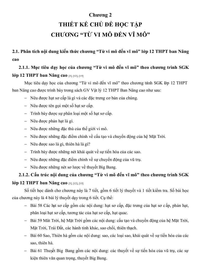 image for page Vận dụng dạy học theo chủ đề trong dạy học chương từ vi mô đến vĩ mô lớp 12 THPT ban nâng cao