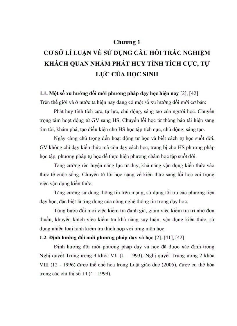 image for page Sử dụng câu hỏi trắc nghiệm khách quan nhằm phát huy tính tích cực tự lực của học sinh trong quá trình dạy học chương chất khí lớp 10 ban KHTN