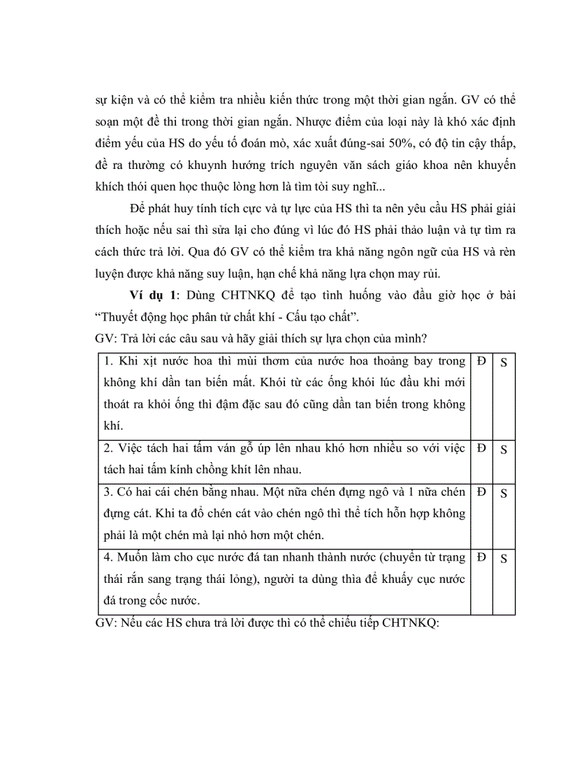 image for page Sử dụng câu hỏi trắc nghiệm khách quan nhằm phát huy tính tích cực tự lực của học sinh trong quá trình dạy học chương chất khí lớp 10 ban KHTN