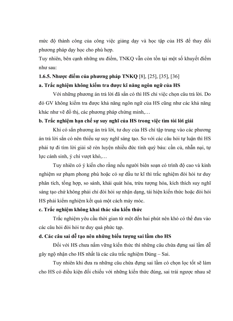 image for page Sử dụng câu hỏi trắc nghiệm khách quan nhằm phát huy tính tích cực tự lực của học sinh trong quá trình dạy học chương chất khí lớp 10 ban KHTN