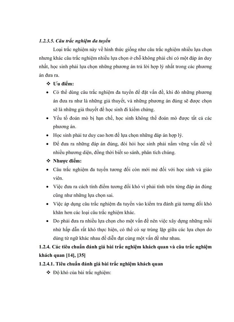 image for page Xây dựng và sử dụng câu hỏi trắc nghiệm trong dạy học chương dòng điện xoay chiều và dao động và sóng điện từ vật lý 12 THPT nhằm phát huy tính