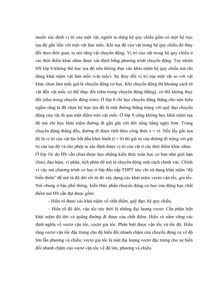 image for page Xây dựng lớp học trực tuyến về chuyển động cơ học chương trình vật lý đại cương nhằm hỗ trợ việc học vật lý bằng tiếng Anh