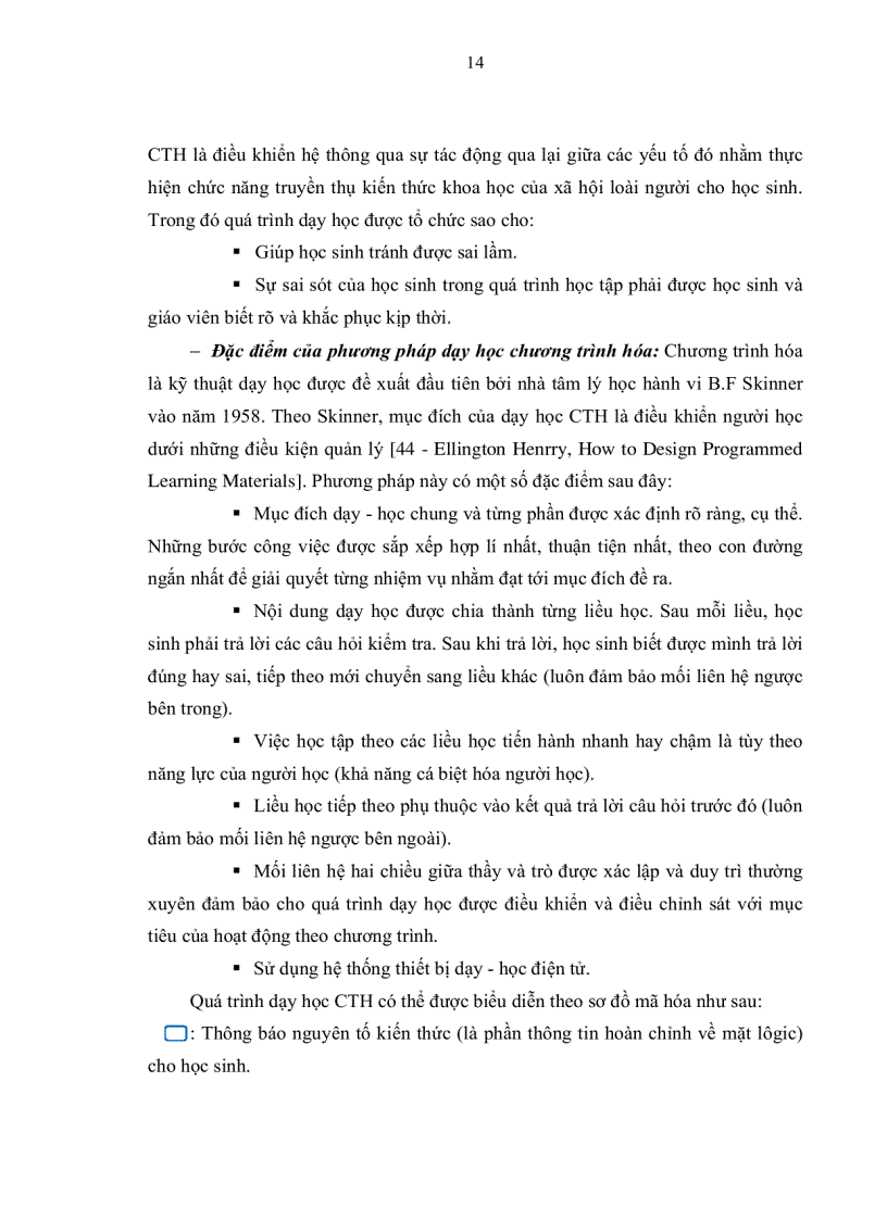 image for page Xây dựng website dạy một số bài học của chương các dụng cụ quang học lớp 11 nâng cao trên cơ sở vận dụng PPDH chương trình hóa nhằm phát huy tính