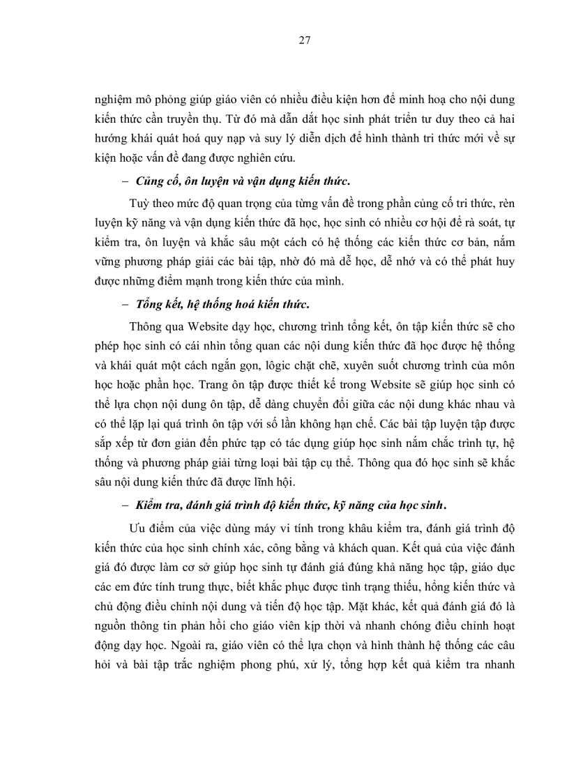 image for page Xây dựng website dạy một số bài học của chương các dụng cụ quang học lớp 11 nâng cao trên cơ sở vận dụng PPDH chương trình hóa nhằm phát huy tính