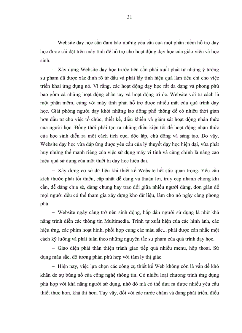 image for page Xây dựng website dạy một số bài học của chương các dụng cụ quang học lớp 11 nâng cao trên cơ sở vận dụng PPDH chương trình hóa nhằm phát huy tính