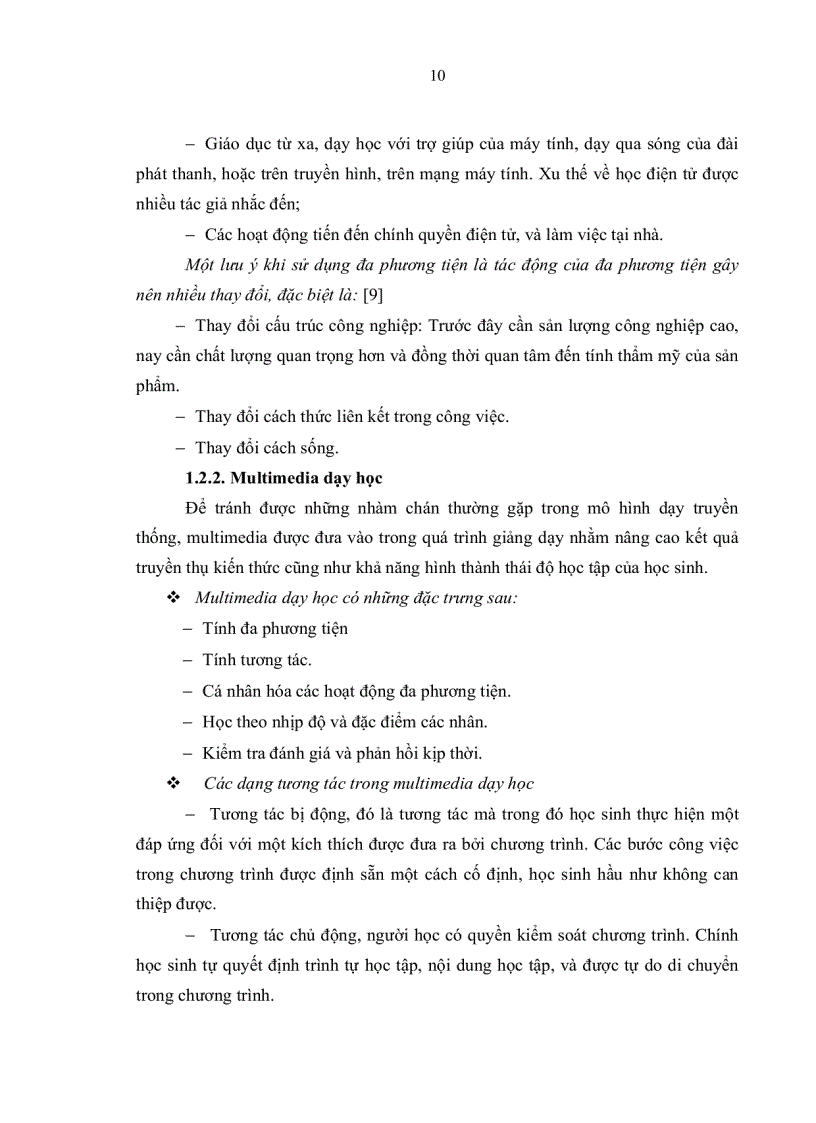 image for page Vận dụng đa phương tiện trong tổ chức hoạt động dạy học chương từ trường vật lý 11 nâng cao nhằm nâng cao chất lượng học tập của HS