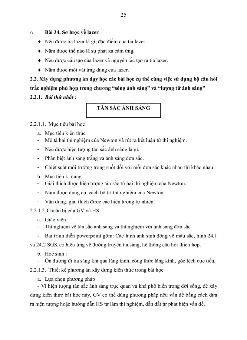 image for page Xây dựng và sử dụng câu hỏi trắc nghiệm trong dạy học chương sóng ánh sáng và lượng tử ánh sáng vật lý THPT nhằm phát huy tính tích cực của học sinh
