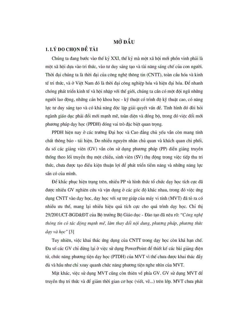 image for page Phát huy tính tích cực tự lực của sinh viên trong dạy học chương dòng điện trong các môi trường thuộc chương trình Vật Lý CĐSP thông qua việc