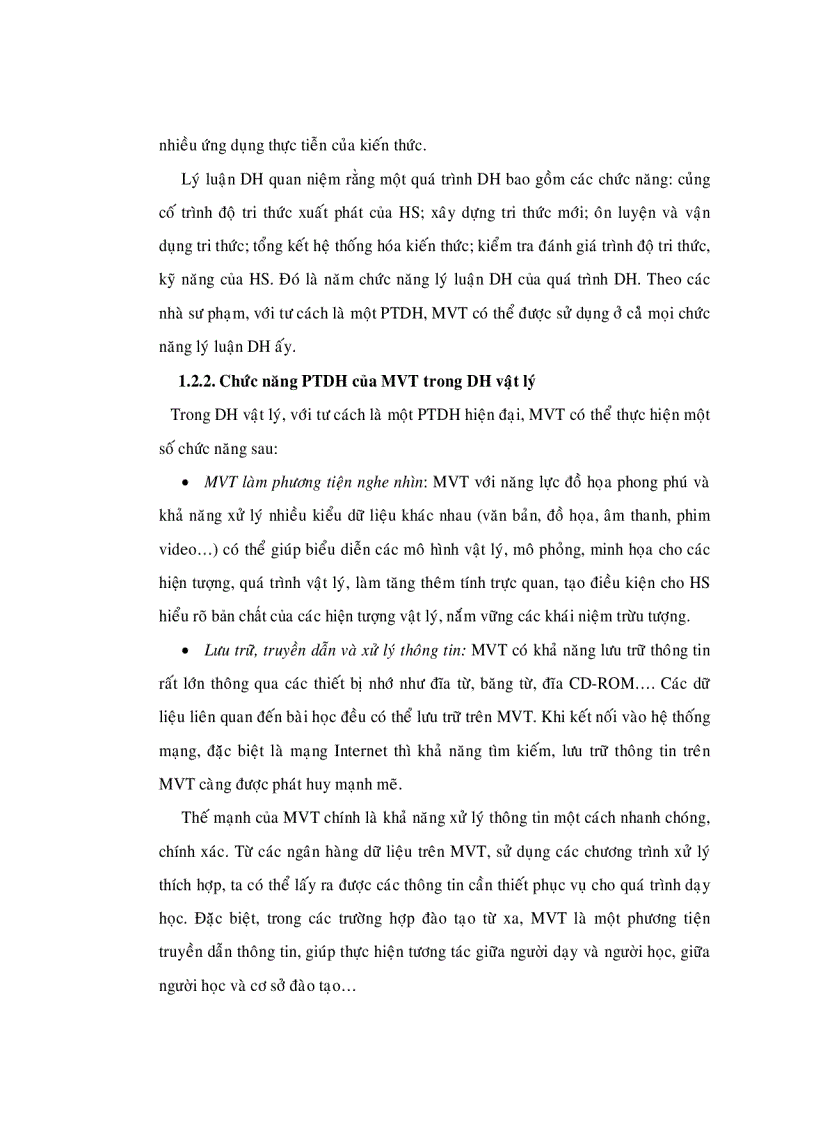 image for page Phát huy tính tích cực tự lực của sinh viên trong dạy học chương dòng điện trong các môi trường thuộc chương trình Vật Lý CĐSP thông qua việc