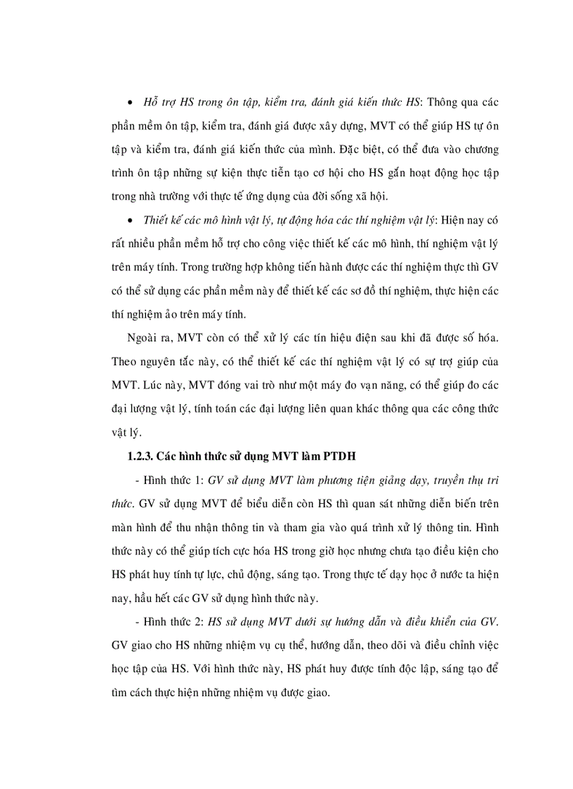 image for page Phát huy tính tích cực tự lực của sinh viên trong dạy học chương dòng điện trong các môi trường thuộc chương trình Vật Lý CĐSP thông qua việc