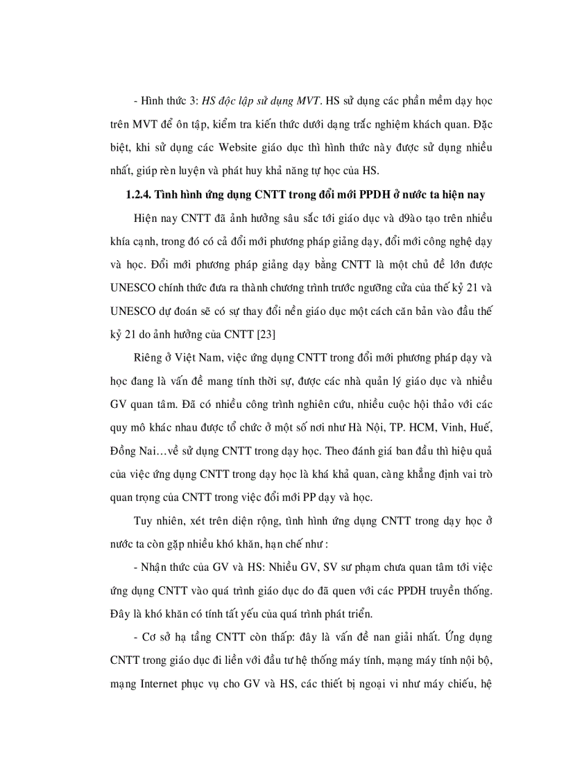 image for page Phát huy tính tích cực tự lực của sinh viên trong dạy học chương dòng điện trong các môi trường thuộc chương trình Vật Lý CĐSP thông qua việc