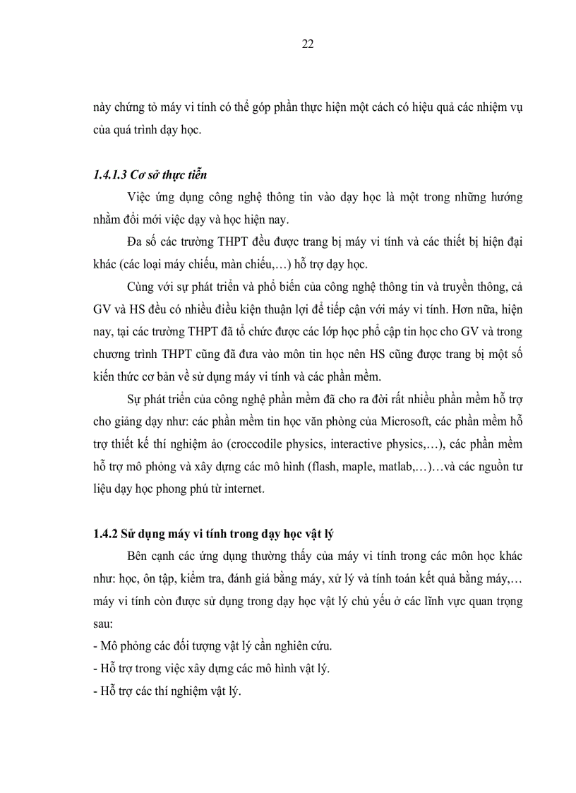 image for page Xây dựng một số mô hình vật lý trên máy tính nhằm hỗ trợ học sinh tự lực và sáng tạo trong dạy học chương dòng điện trong các môi trường vật lý 11NC