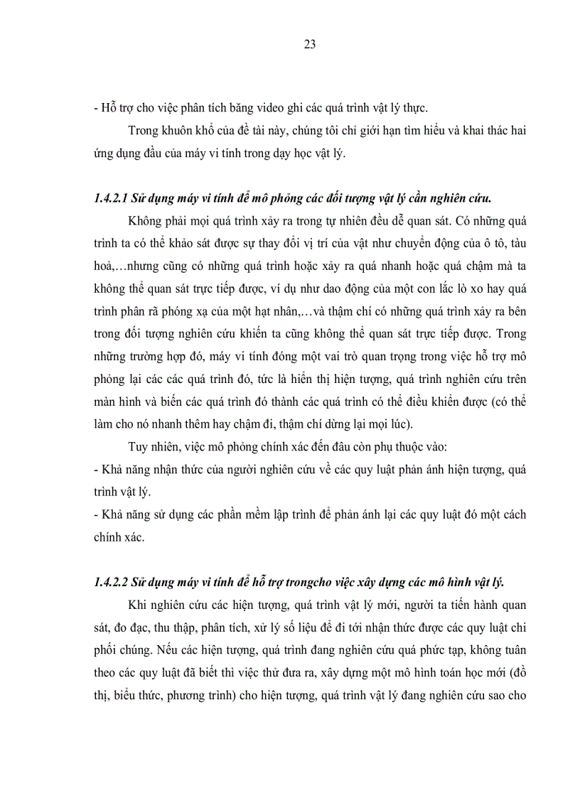 image for page Xây dựng một số mô hình vật lý trên máy tính nhằm hỗ trợ học sinh tự lực và sáng tạo trong dạy học chương dòng điện trong các môi trường vật lý 11NC