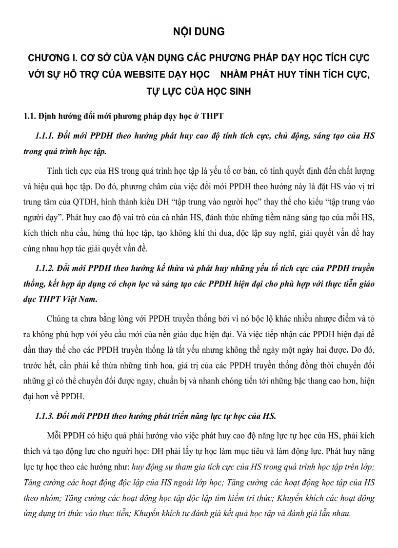 image for page Phát huy tính tích cực tự lực của học sinh trong dạy học chương động lực học chất điểm vật lý 10THPT ban CB với sự hỗ trợ của website dạy học