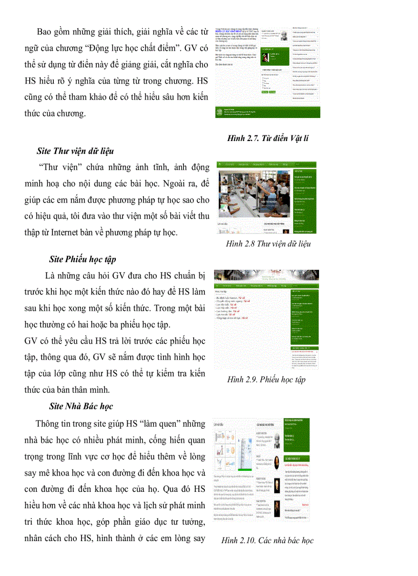 image for page Phát huy tính tích cực tự lực của học sinh trong dạy học chương động lực học chất điểm vật lý 10THPT ban CB với sự hỗ trợ của website dạy học