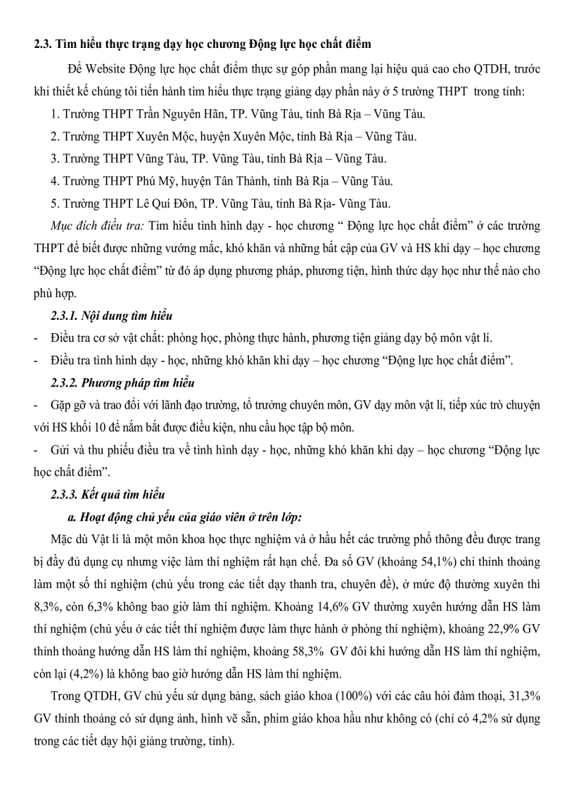 image for page Phát huy tính tích cực tự lực của học sinh trong dạy học chương động lực học chất điểm vật lý 10THPT ban CB với sự hỗ trợ của website dạy học