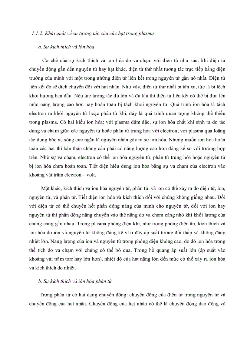 image for page Thế Debye Huckel trong tương tác Ion nguyên tử của Plasma loãng