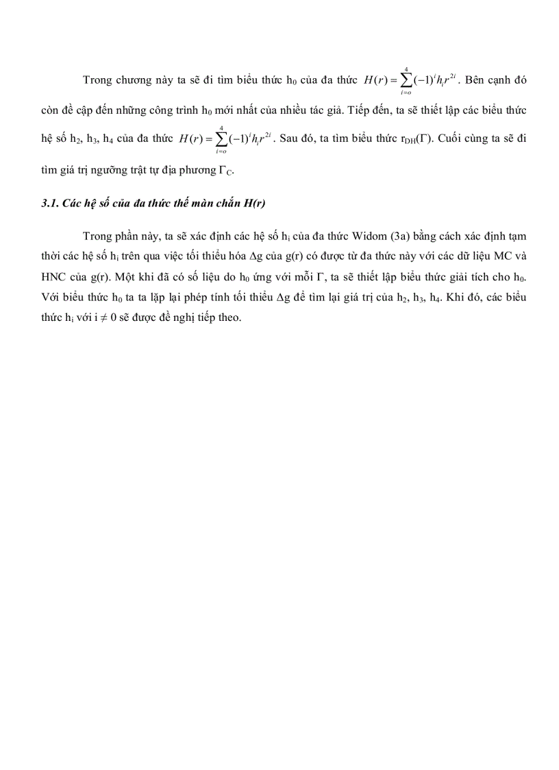 image for page Thế Debye Huckel trong tương tác Ion nguyên tử của Plasma loãng