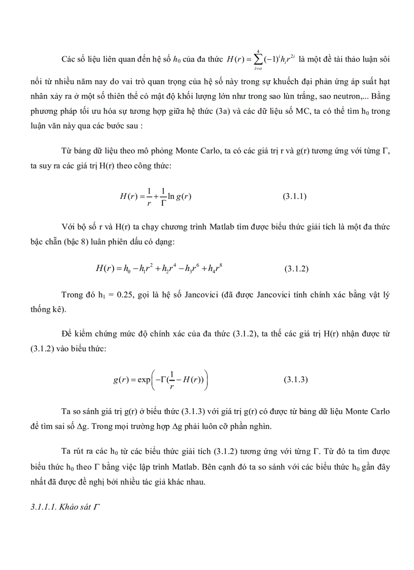 image for page Thế Debye Huckel trong tương tác Ion nguyên tử của Plasma loãng
