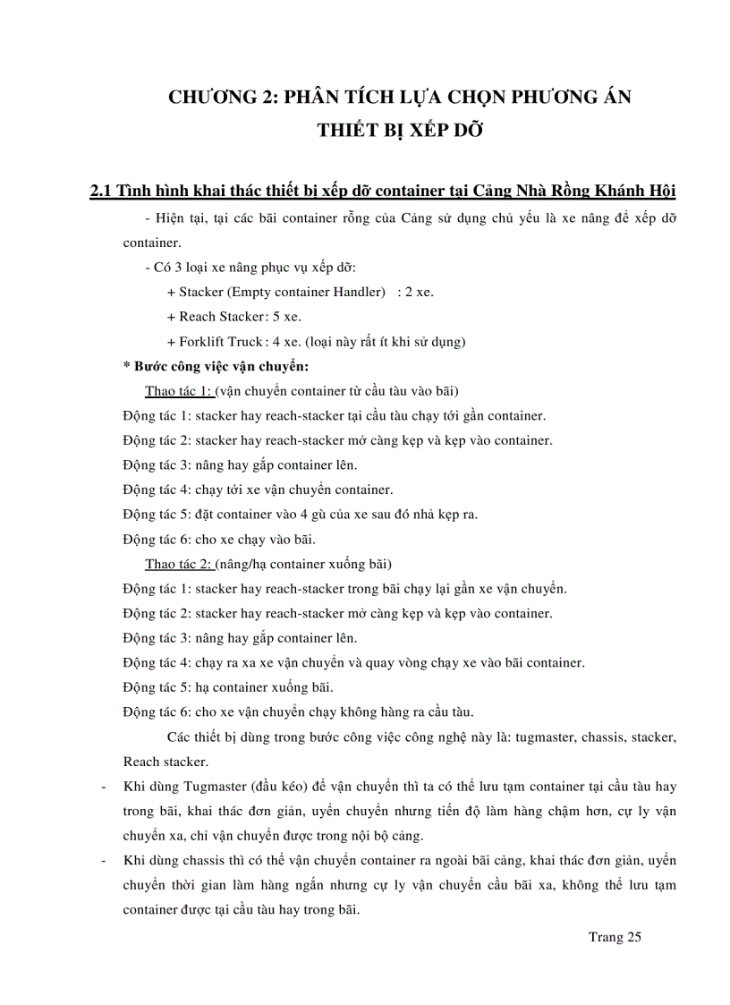 image for page Tìm hiểu quy trình công nghệ xếp dỡ và phương án xếp dỡ container tại cảng nhà rồng khánh hội