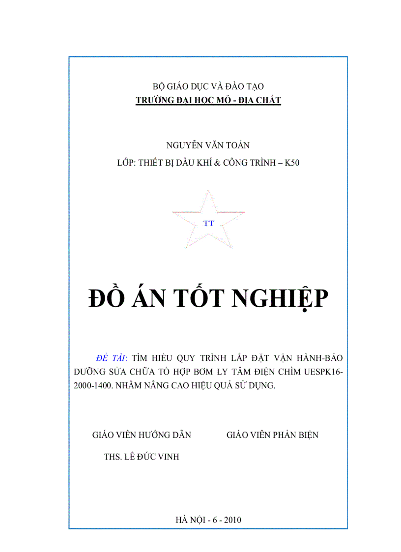 image for page Tìm hiểu quy trình lắp đặt vận hành bảo dưỡng sửa chữa tổ hợp bơm ly tâm điện chìm uespk16 2000 1400 Nhằm nâng cao hiệu quả sử dụng
