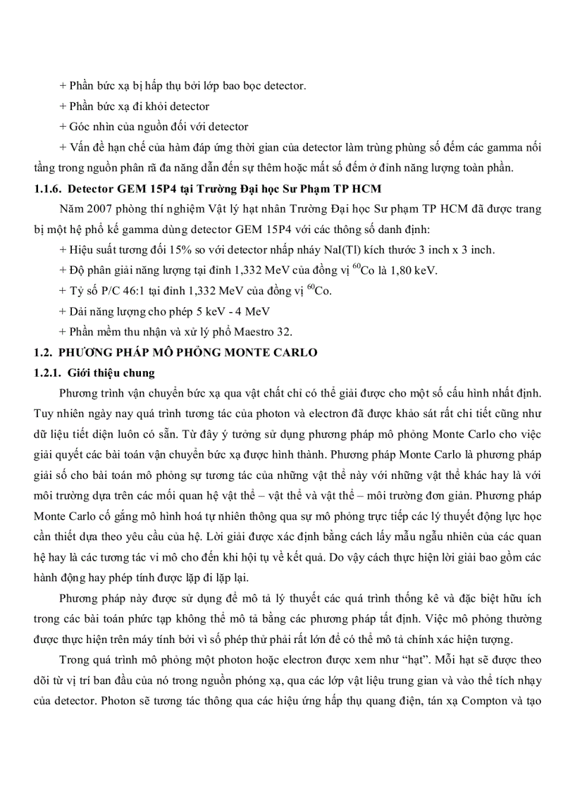 image for page Áp dụng chương trình MCNP5 để tính toán hiệu suất của Detecto HPGe GEM 15P4