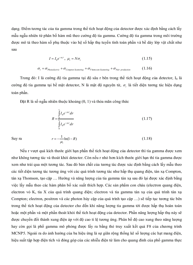 image for page Áp dụng chương trình MCNP5 để tính toán hiệu suất của Detecto HPGe GEM 15P4