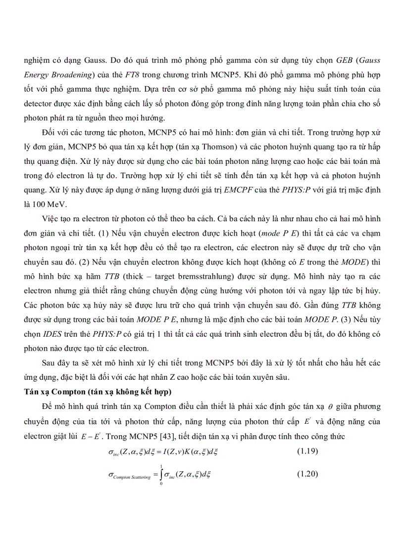 image for page Áp dụng chương trình MCNP5 để tính toán hiệu suất của Detecto HPGe GEM 15P4