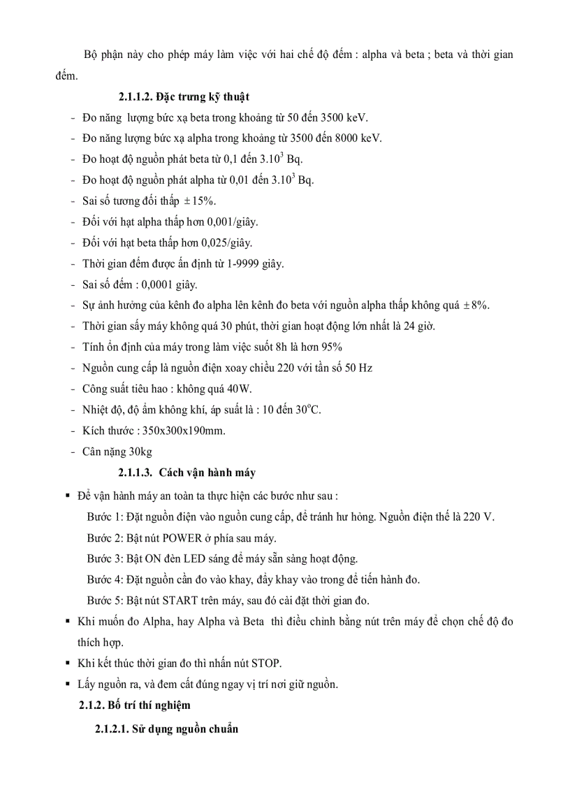 image for page Thiết kế các bài thí nghiệm cho phòng thí nghiệm vật lý hạt nhân trường đại học sư phạm Thành Phố Hồ Chí Minh