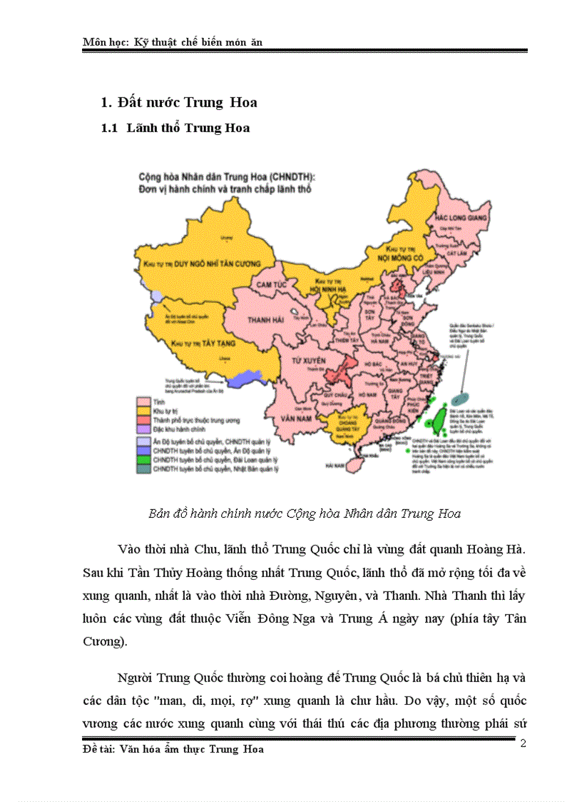 Văn hóa ẩm thực Trung Hoa