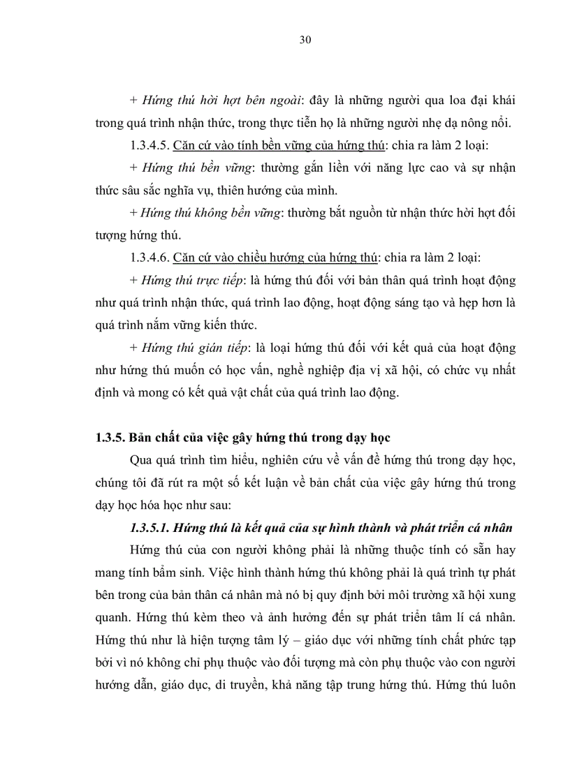 image for page Những biện pháp gây hứng thú trong dạy học hóa học ở trường phổ thông