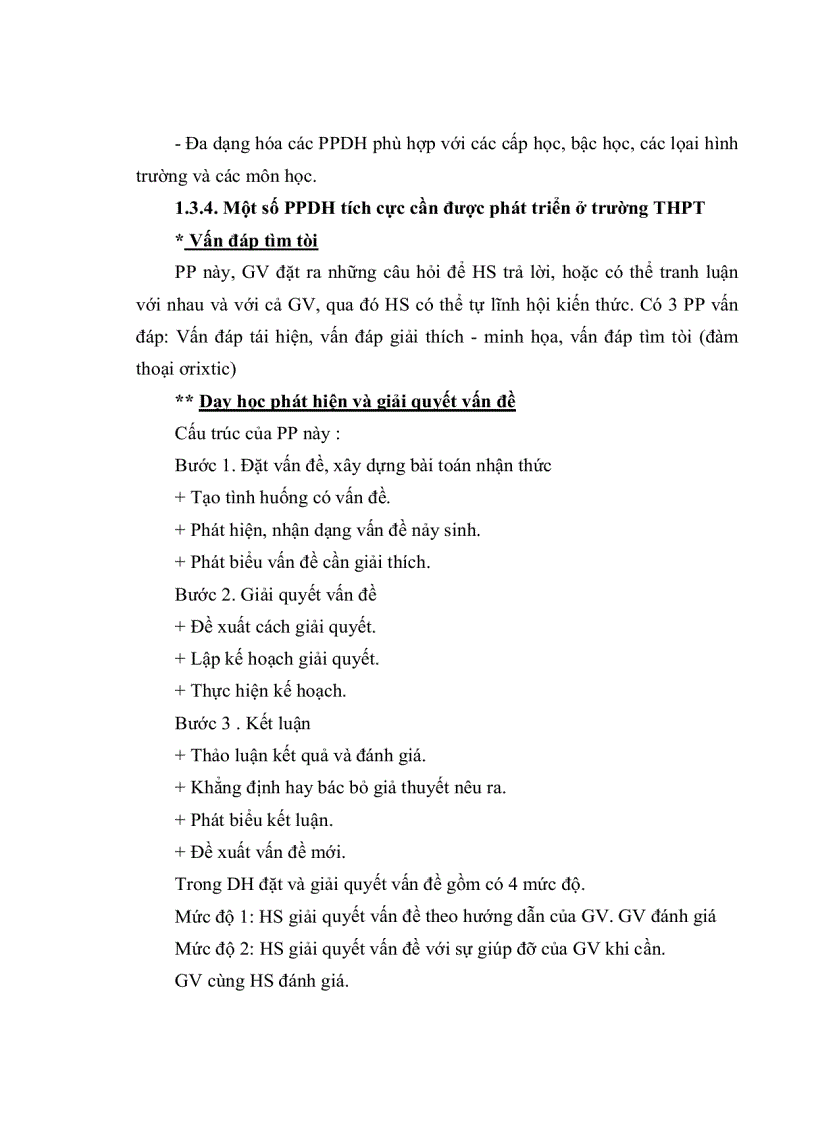 image for page Rèn luyện năng lực sáng tạo cho học sinh trong dạy học hóa học chương Oxi Lưu huỳnh Lớp 10 ban nâng cao