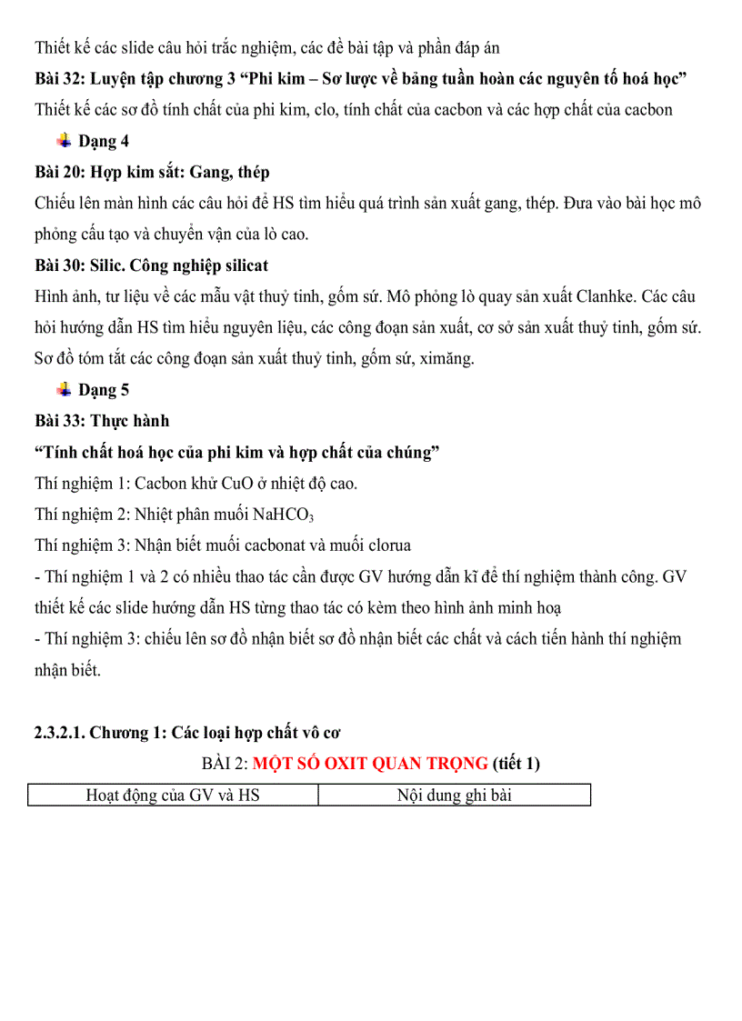 image for page Sử dụng phương pháp dạy học phức hợp có ứng dụng CNTT để thiết kế bài giảng điện tử bộ môn Hóa Học ở trường THCS lớp 9