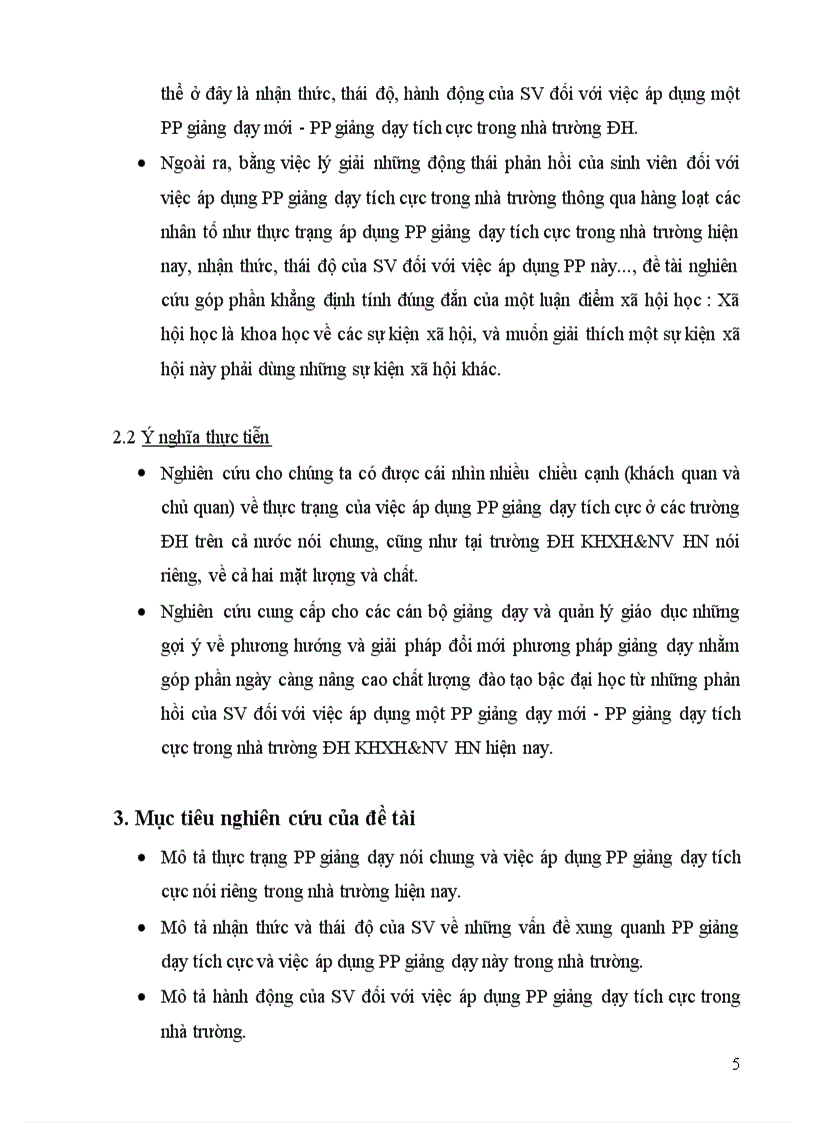 image for page Phản ứng của sinh viên trường Đại học Khoa học xã hội và Nhân văn đối với việc áp dụng phương pháp giảng dạy tích cực trong nhà trường hiện nay