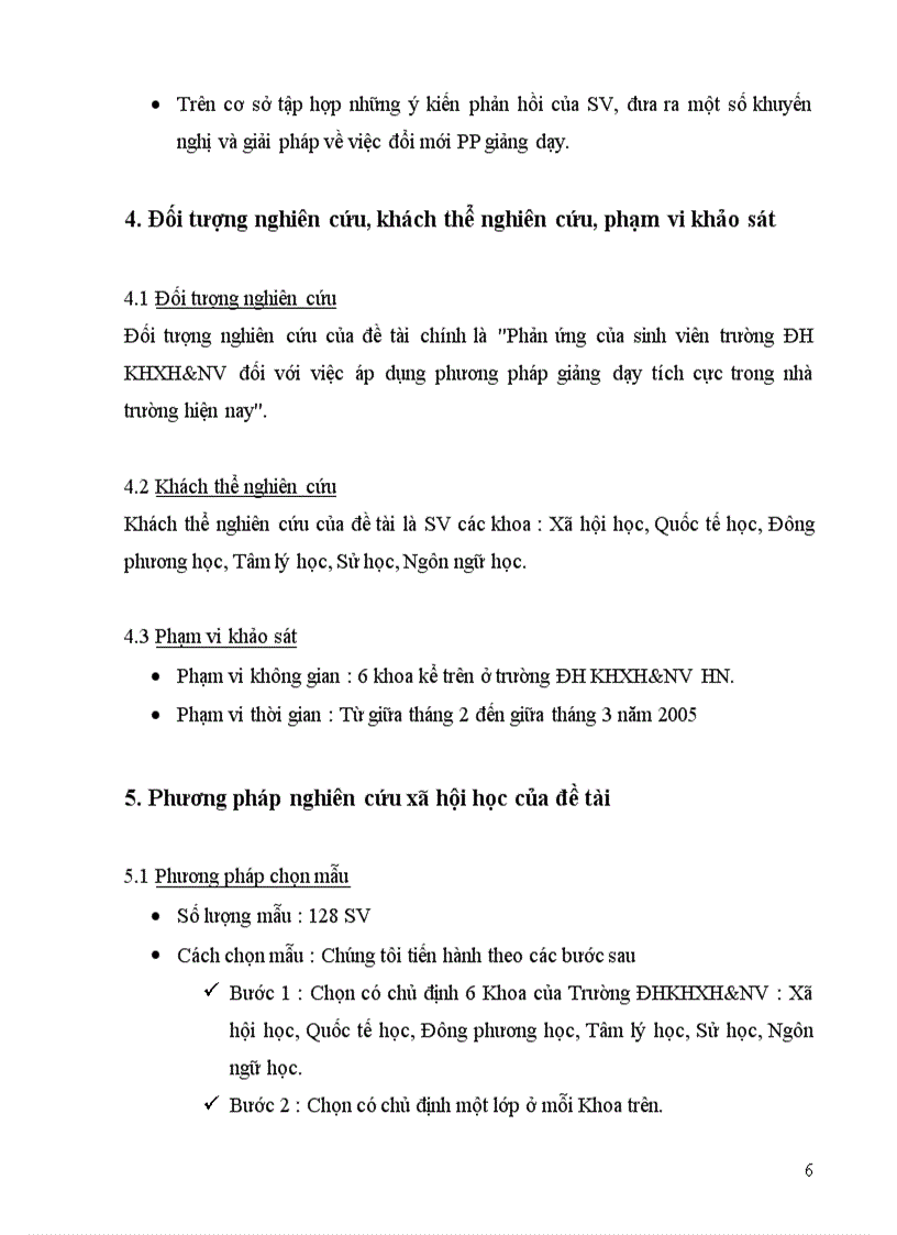 image for page Phản ứng của sinh viên trường Đại học Khoa học xã hội và Nhân văn đối với việc áp dụng phương pháp giảng dạy tích cực trong nhà trường hiện nay