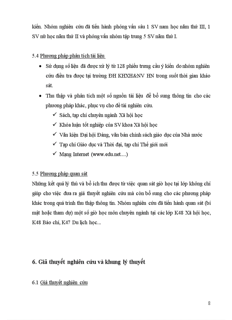 image for page Phản ứng của sinh viên trường Đại học Khoa học xã hội và Nhân văn đối với việc áp dụng phương pháp giảng dạy tích cực trong nhà trường hiện nay