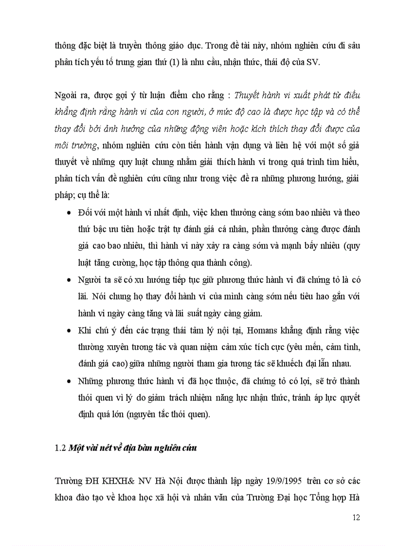 image for page Phản ứng của sinh viên trường Đại học Khoa học xã hội và Nhân văn đối với việc áp dụng phương pháp giảng dạy tích cực trong nhà trường hiện nay