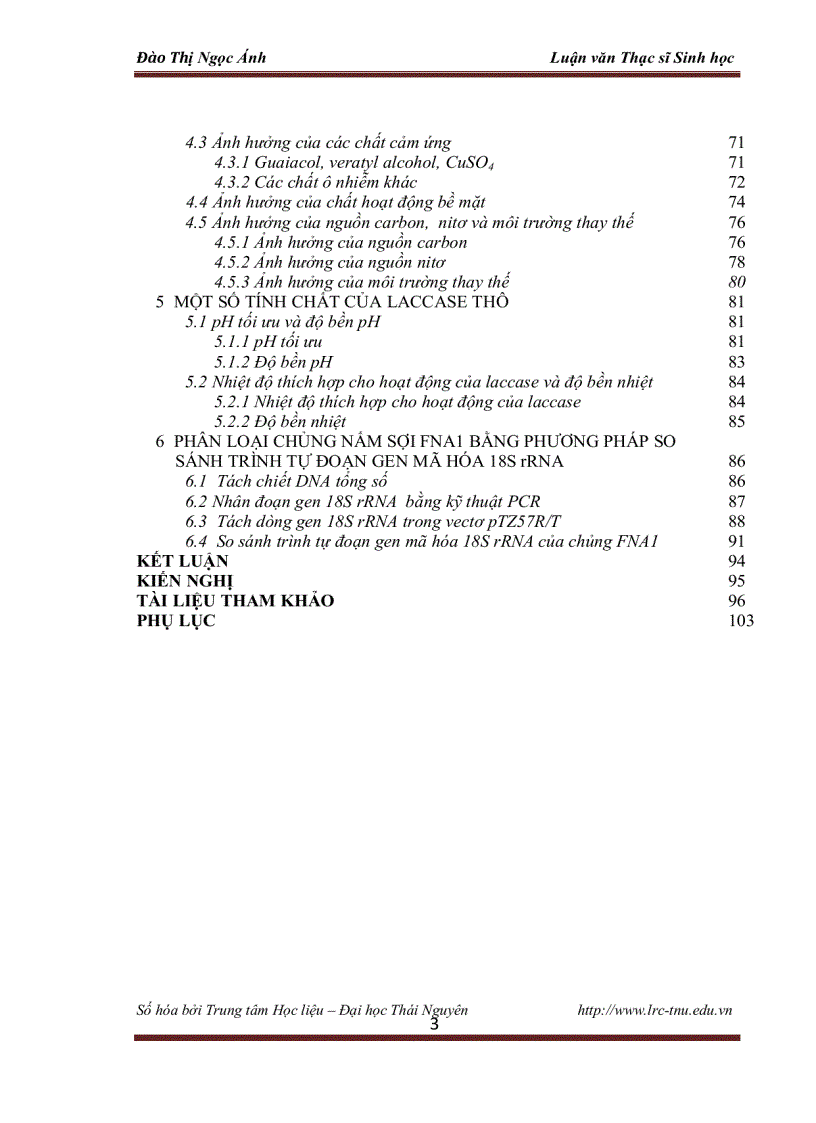 image for page Nghiên cứu phân loại khả năng phân hủy ddt và sinh laccase của chủng nấm sợi phân lập từ đất ô nhiễm hỗn hợp thuốc trừ sâu