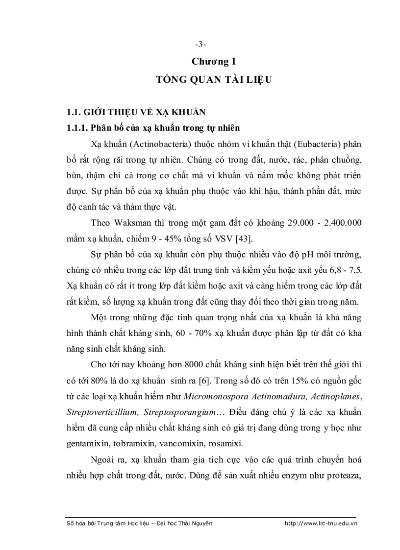 image for page Nghiên cứu xạ khuẩn thuộc chi streptomyces sinh chất kháng sinh chống nấm gây bệnh trên cây chè ở thái nguyên