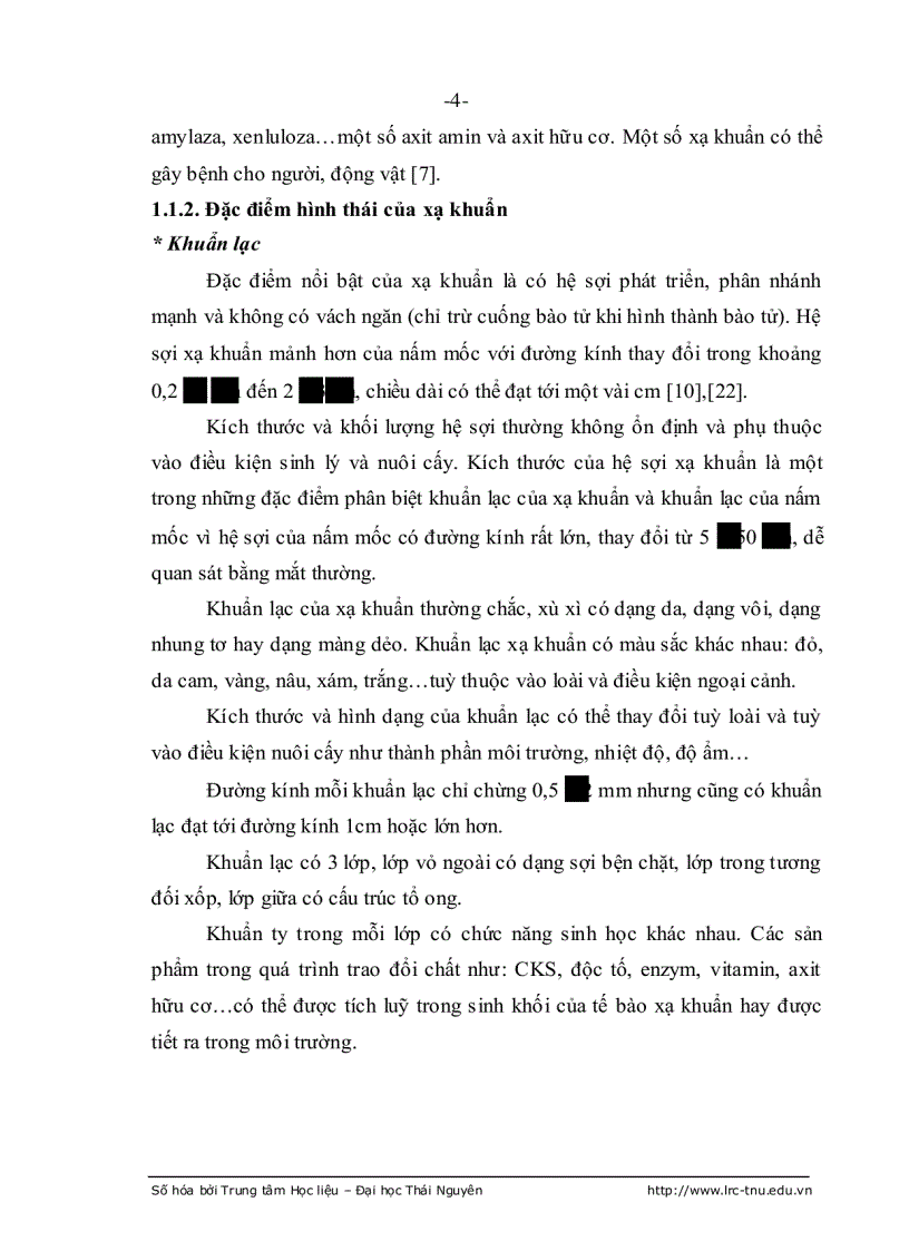 image for page Nghiên cứu xạ khuẩn thuộc chi streptomyces sinh chất kháng sinh chống nấm gây bệnh trên cây chè ở thái nguyên