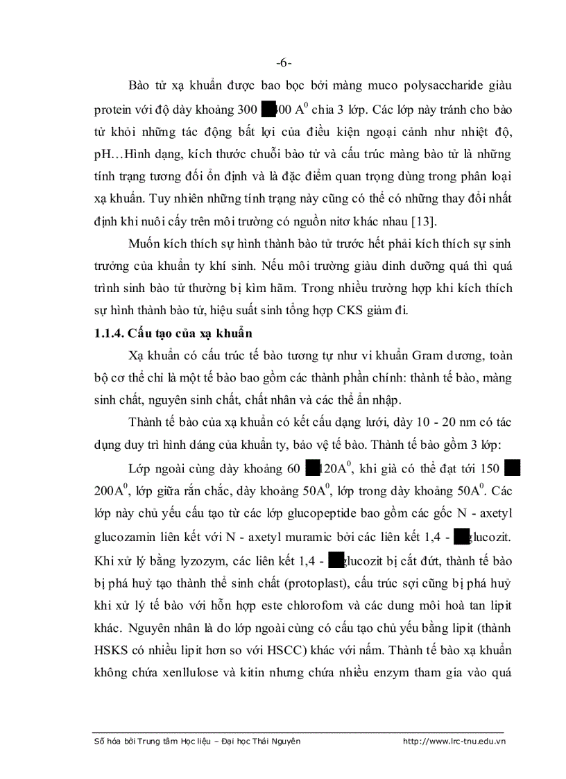 image for page Nghiên cứu xạ khuẩn thuộc chi streptomyces sinh chất kháng sinh chống nấm gây bệnh trên cây chè ở thái nguyên