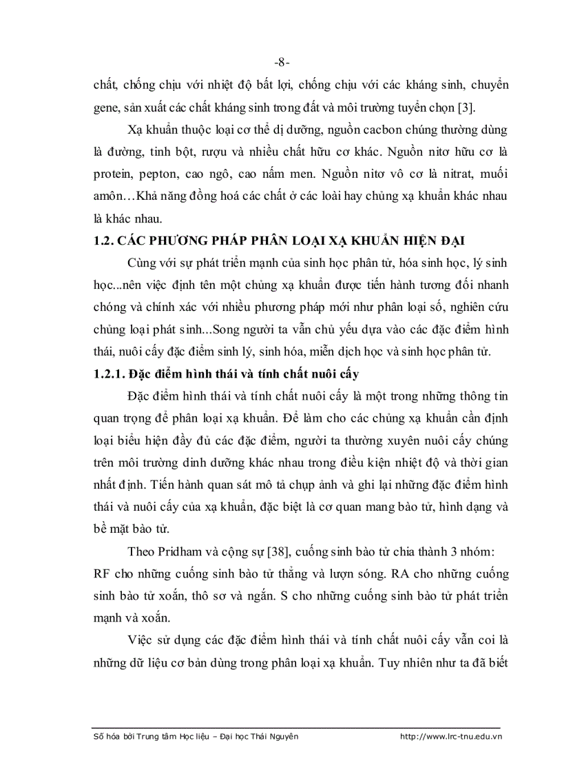 image for page Nghiên cứu xạ khuẩn thuộc chi streptomyces sinh chất kháng sinh chống nấm gây bệnh trên cây chè ở thái nguyên