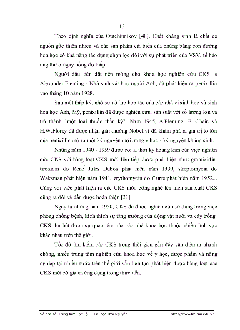 image for page Nghiên cứu xạ khuẩn thuộc chi streptomyces sinh chất kháng sinh chống nấm gây bệnh trên cây chè ở thái nguyên