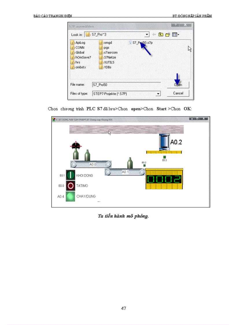 image for page Thiết kế hệ thống đóng nắp sản phẩm dùng chương trình visu và plc s7 300